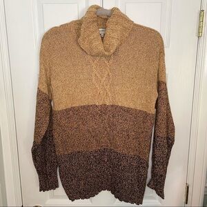 JONES New York Sport Cotton Colourblock Sweater Large
